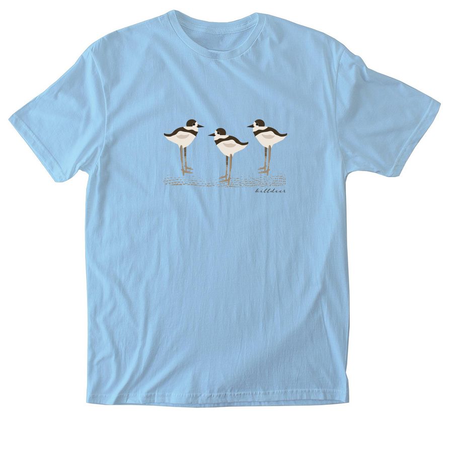 Killdeer&nbsp;, a Light Blue Softstyle Cotton Tee