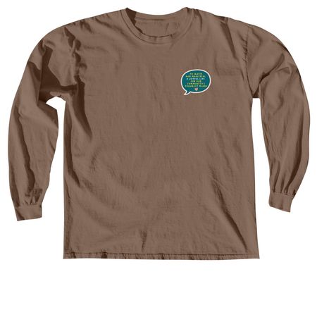 Thrive Love, a Espresso Comfort Colors Long Sleeve Tee