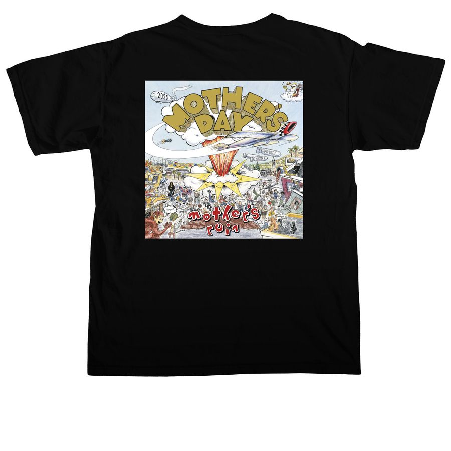 MOTHER'S DAY CHALLENGE 2025, a Black Comfort Colors Unisex Tee (back-view)