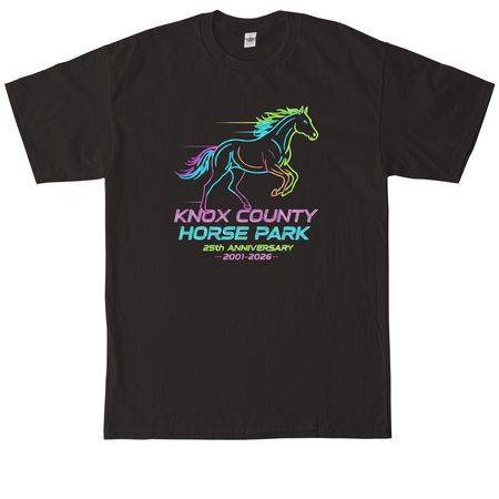 Still Galloping Strong ? 25 Years and Glowing, a Black Tall Classic Unisex Tee