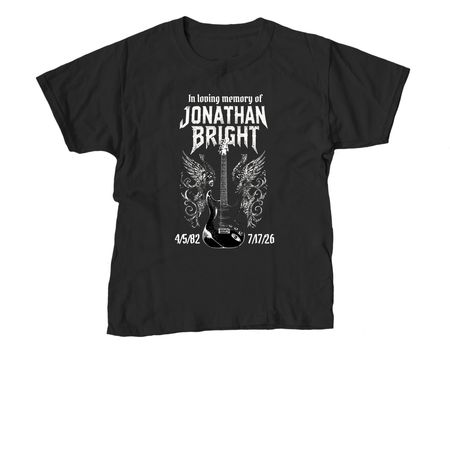 JB Memorial Tee, a Black Youth Unisex Tee