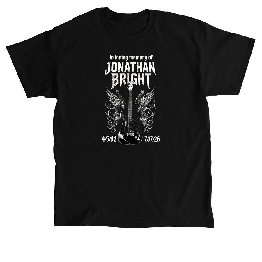 JB Memorial Tee, a Black Classic Unisex Tee