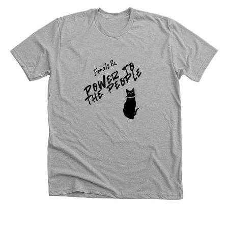 "Power to the People", a Athletic Heather Premium Unisex Tee