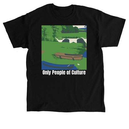 Only People of Culture, a Black Classic Unisex Tee