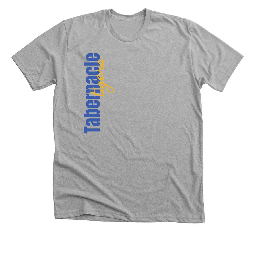 Tabernacle Tigers-2, a Athletic Heather Premium Unisex Tee
