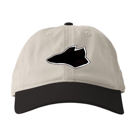 SWIMMING - Hat, a Oyster/ Black Printed Eco Baseball Cap