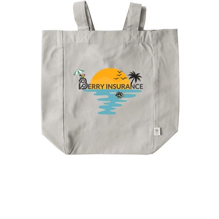 Berry Beachers, a Natural Recycled Cotton Tote Bag