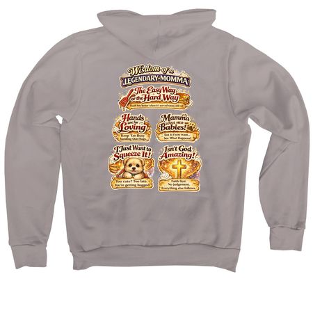 WISDOM OF A LEGENDARY MOMMA., a Storm Premium Pullover Hoodie