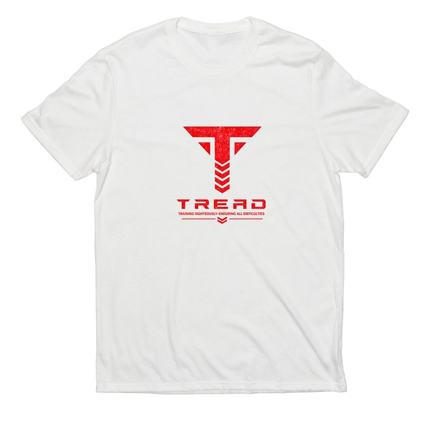 TREAD Performance Tee ?, a Bright White Allmade Eco Triblend Unisex Tee