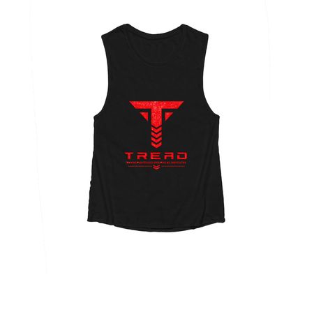 TREAD Performance Tee ?, a Black Women's Muscle Tank
