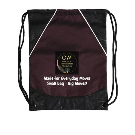 Unisex Rival Cinch Backpack, a Maroon Rival Cinch Pack