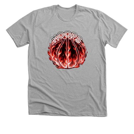 Red drip, a Athletic Heather Premium Unisex Tee