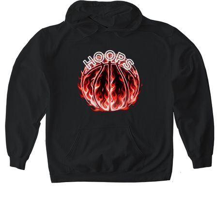 Red drip, a Black Gildan Softstyle Pullover Hoodie