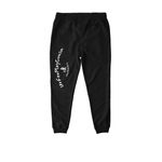 Spinna Night Pants, a Black Stanley/Stella Unisex Flyer Jogger (back-view)