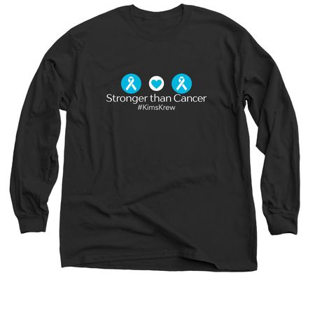 Stronger than Cancer, a Black Classic Long Sleeve Tee