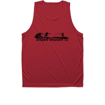 Kinder Kruiser 2026 DRI-Fit, a True Red Unisex Performance Tank