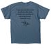 Camp Hoya&nbsp;, a Indigo Blue Classic Unisex Tee (back-view)