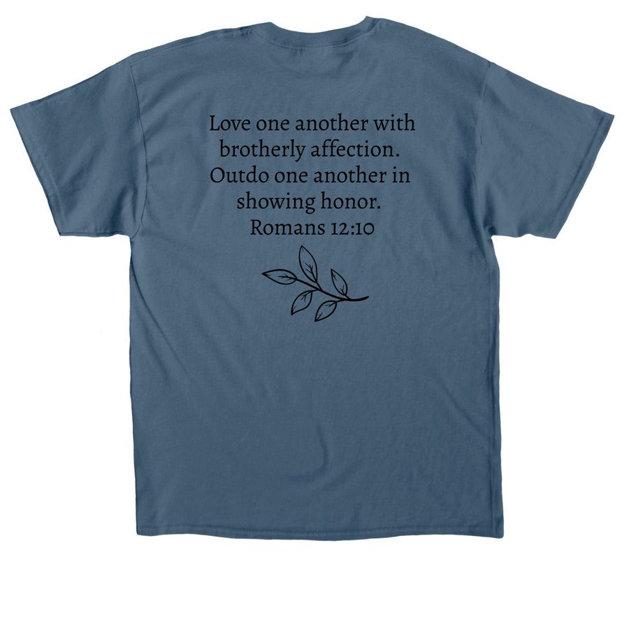 Camp Hoya&nbsp;, a Indigo Blue Classic Unisex Tee (back-view)