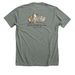 Animal Group + Birds, a Deep Heather Premium Unisex Tee (back-view)