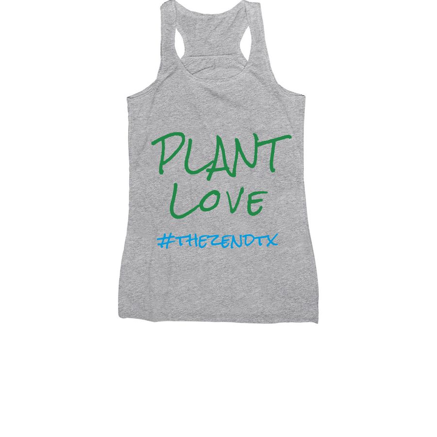 Plant Love, a Athletic Heather Women's Racerback