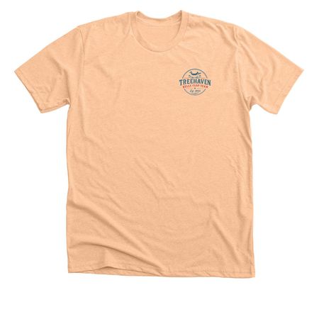 Belly Flop Team Tees, a Heather Peach Premium Unisex Tee