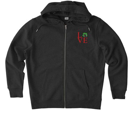 We LOVE Stratford Landing ES, a Dark Heather Grey Stanley/Stella Unisex Cultivator 2.0 Zip Up Pullover Hoodie