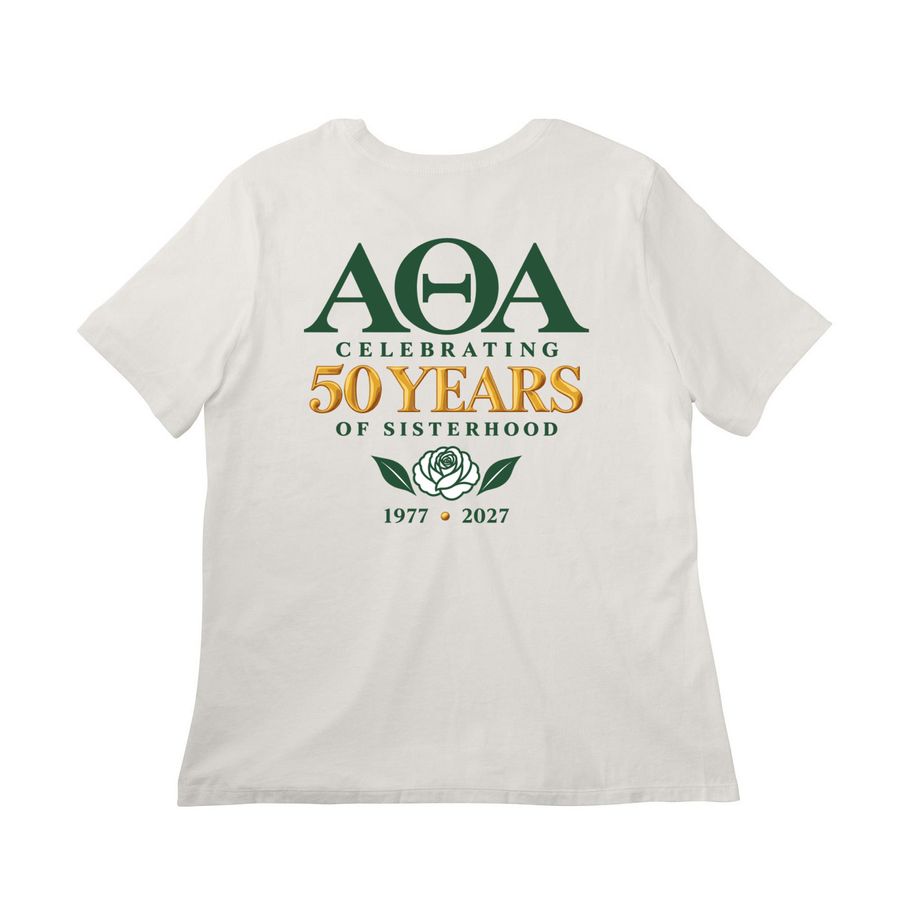Wear Your&nbsp;??? Pride, a Vintage White Women?s Relaxed Cotton Tee (back-view)