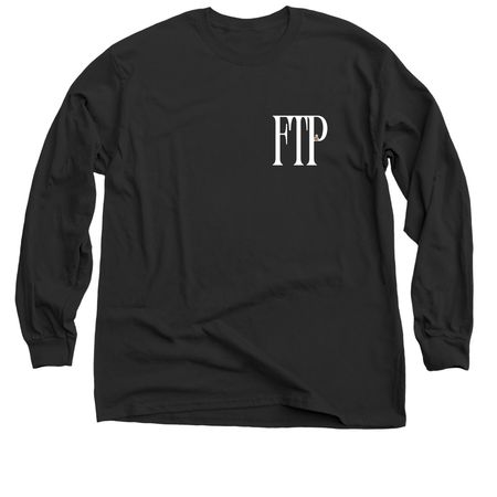 For The Plot Books, a Black Classic Long Sleeve Tee