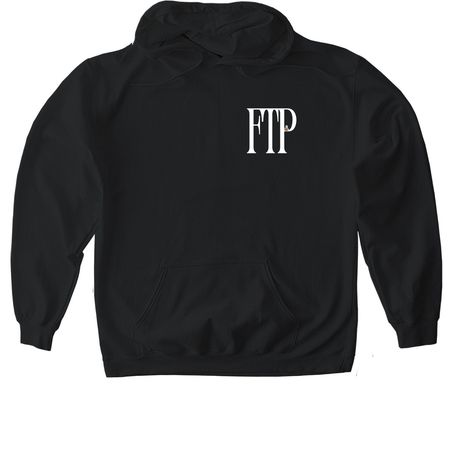For The Plot Books, a Black Gildan Softstyle Pullover Hoodie