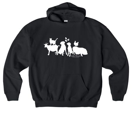 Little Woods Animal Sanctuary, a Black Stanley/Stella Cooper Dry Pullover Hoodie