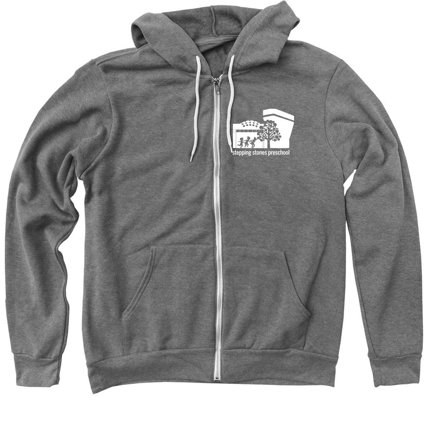 SSP Zip Up Hoodie, a Deep Heather Zip Up Hoodie
