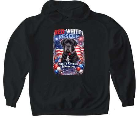 July 4th, a Black Gildan Softstyle Pullover Hoodie