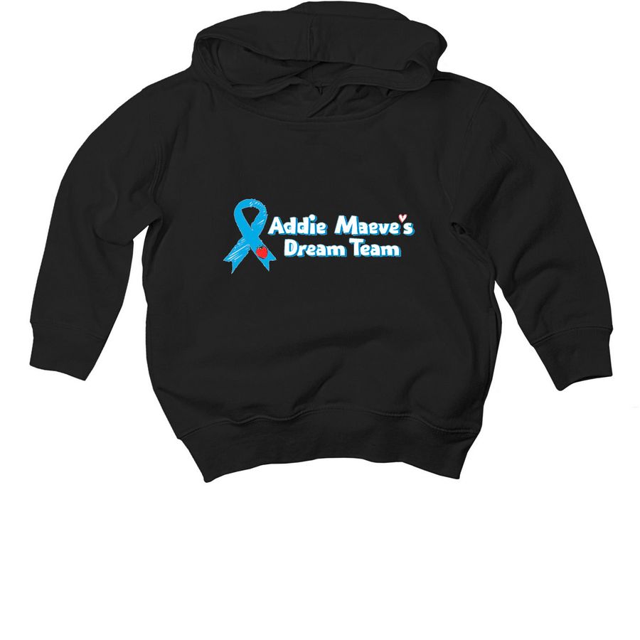 Addie Maeve's Dream Team, a Black Toddler Pullover Hoodie