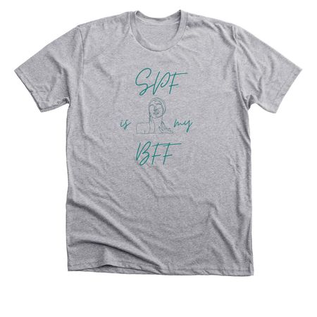 SPF IS MY BFF, a Athletic Heather Premium Unisex Tee
