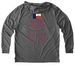 2026 Commemorative Shirt, a Aluminum Grey Allmade Eco Triblend Hoodie Tee (back-view)