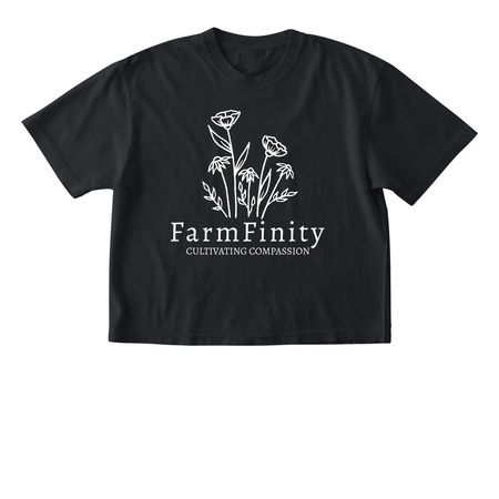 FarmFinity at Stone View Farm, a Black Comfort Colors Boxy Tee