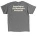 WESTPORT FIRE EMS&nbsp;, a Charcoal Classic Unisex Tee (back-view)
