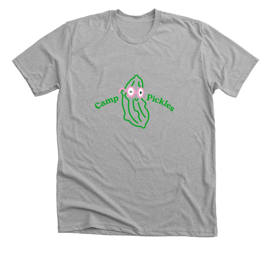 Camp Pickles, a Athletic Heather Premium Unisex Tee