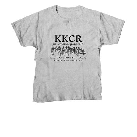 People Powered Radio, a Sport Grey Youth Unisex Tee