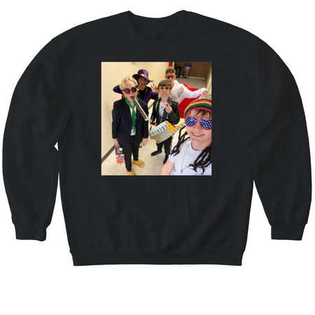 Dj Dare, a Black Softstyle Crewneck Sweatshirt