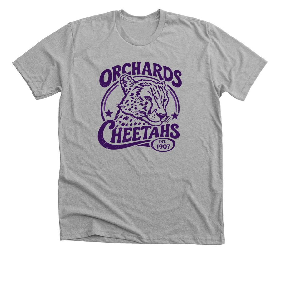 *Limited Edition* Vintage Cheetahs Gear, a Athletic Heather Premium Unisex Tee