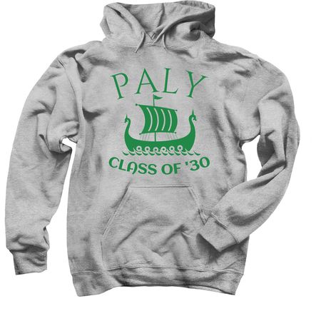FRESHMEN PALY '30 Viking Swag, a Sport Grey Pullover Hoodie