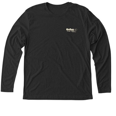 Small McCoy Decal, a Vintage Black Triblend Long Sleeve Tee