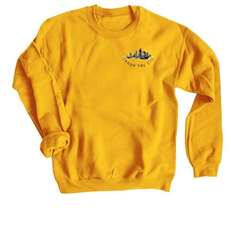 Tampa Bay 100, a Gold Crewneck Sweatshirt