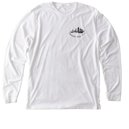 Tampa Bay 100, a Solid White Blend Premium Long Sleeve Tee