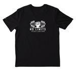 Mens and Womens Performance gear&nbsp;, a Black Nike Dri-FIT Jersey Blend Performance Tee (back-view)