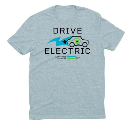 Drive Electric - Shirts, a I Like You Blue Allmade Eco Triblend Unisex Tee