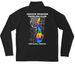 Rainbow Willamette PerformanceGear (QuickDry), a Black Unisex Performance Quarter Zip Pullover (back-view)