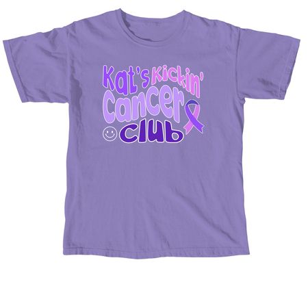 Team Kat, a Violet Comfort Colors Unisex Tee
