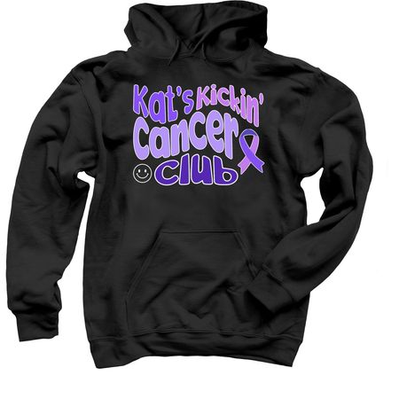 Team Kat, a Black Pullover Hoodie